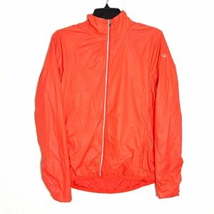 Icebreaker GT Merino Womens M Jacket Cool-Lite Windbreaker Orange Perforated